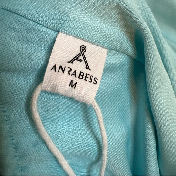 ANRABESS Asymmetrical Blue One-Shoulder Ruched Bodycon Mini Dress - Picture 10 of 12